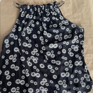 Ricki's Blue Smocked Sleeveless Camisole